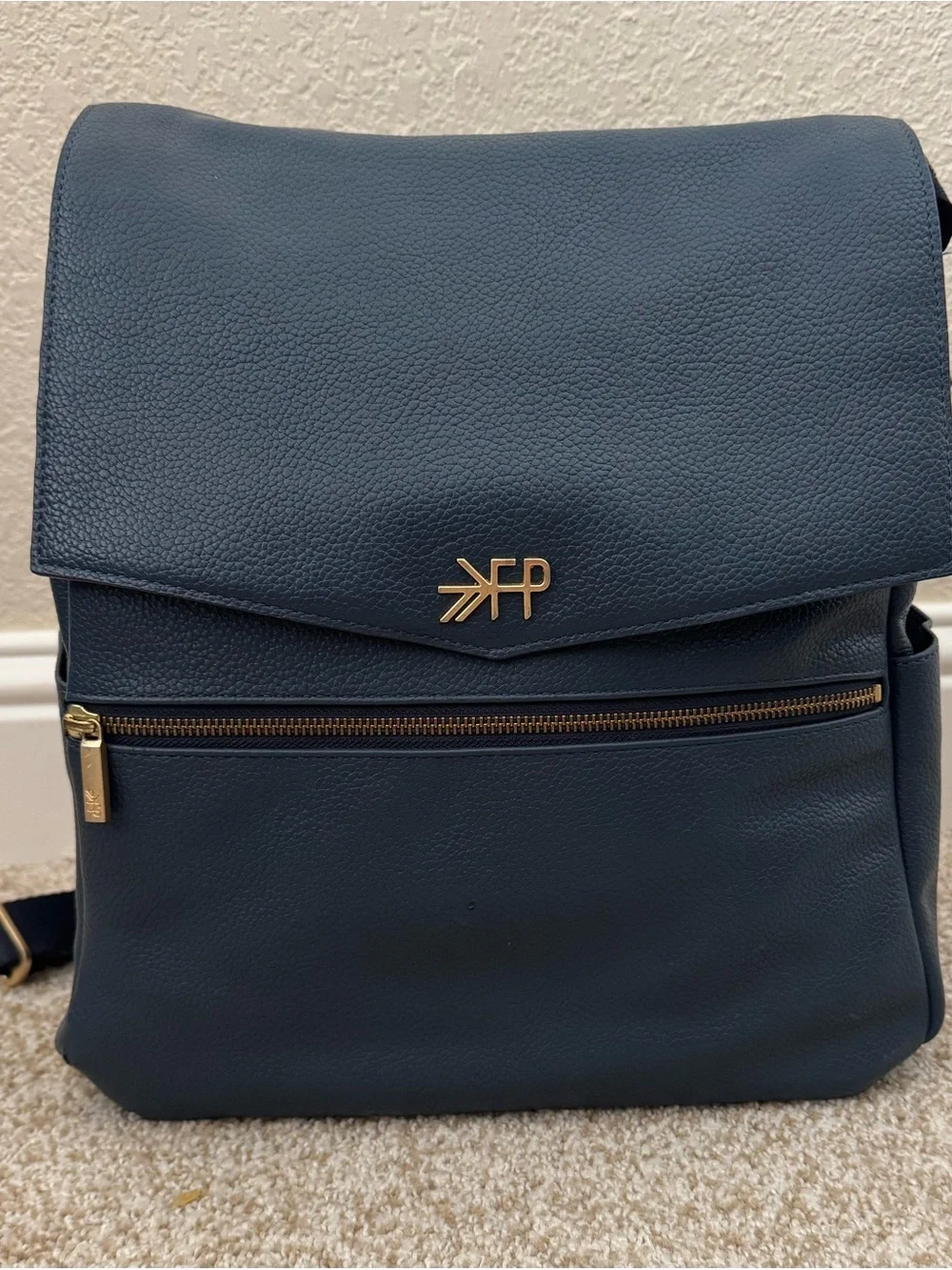 Freshly Picked Classic Diaper Bag Backpack in Navy (color no longer made)